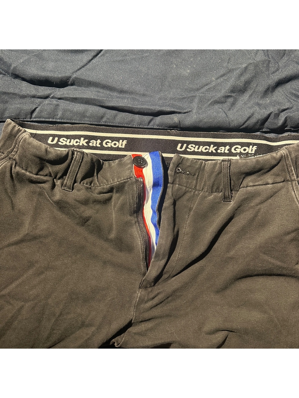 Men's "u suck at golf" Golf Cotton / Spandex Pants 32/30